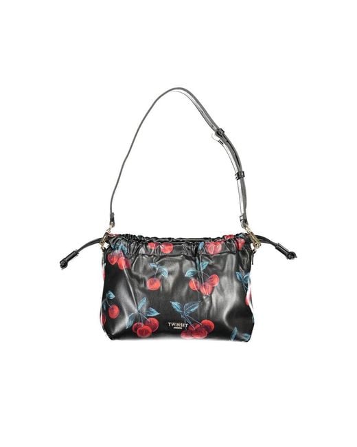 Twinset Black Polyurethane 's Shoulder Bag