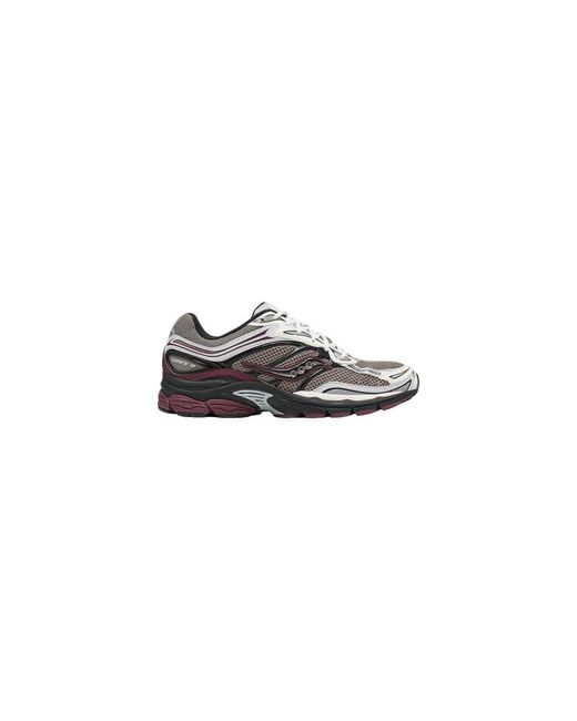 Saucony Black Bordeaux Synthetic Athletic Sneakers for men