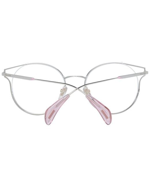 Police Metallic Pink Metal & Plastic Glasses (frames)