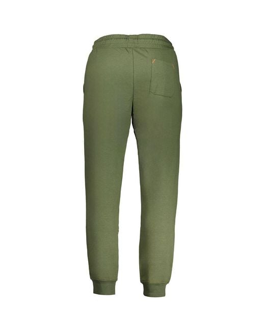 Gianmarco Venturi Green Verde Cotton Men's Tracksuit Pants for men