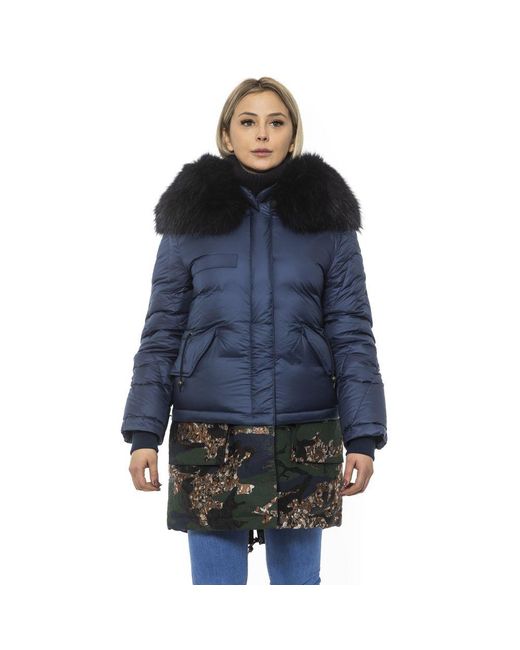 MR & MRS Blue Polyester Jacket