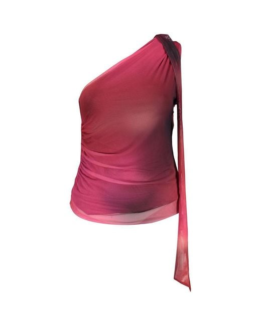 Desigual Red Viola Viscose T