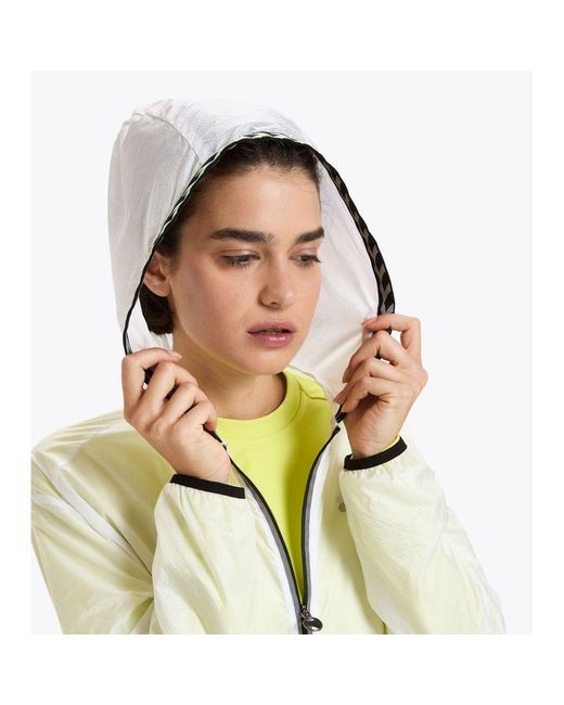 Diadora Natural White Polyamide Shell Jacket