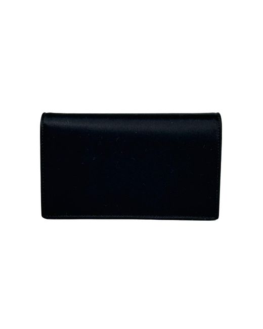 Versace Blue Mini Chain Black Crossbody Wallet Bag