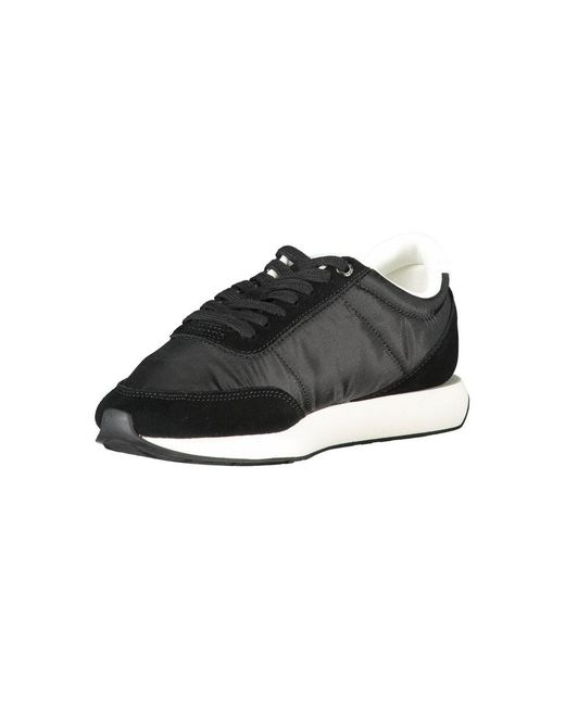 Calvin Klein Black Leather Sneaker