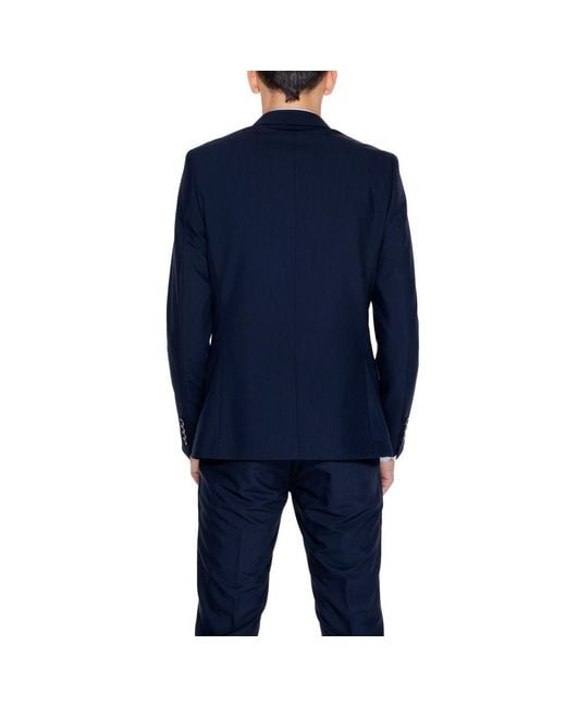 Antony Morato Blue Polyester Blazer for men