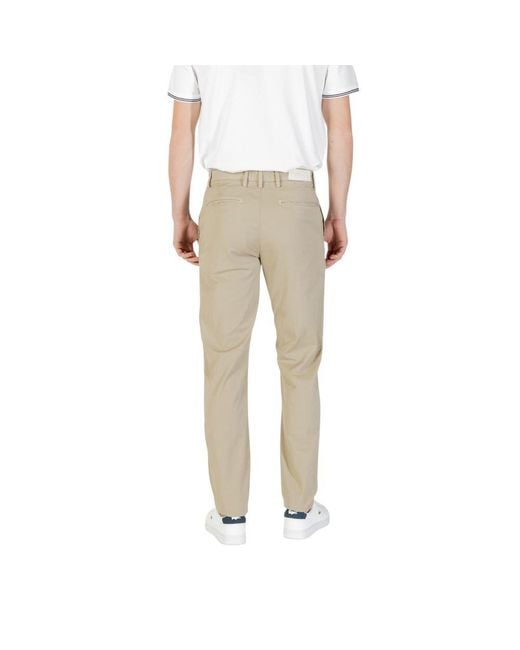 Replay Natural Bicolor Cotton Casual Pants for men