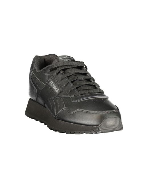 Reebok Gray Black Polyurethane Men's Sneaker for men