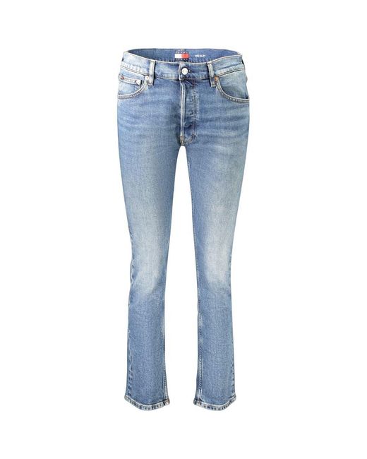 Tommy Hilfiger Blue Blu Cotton 's Jeans