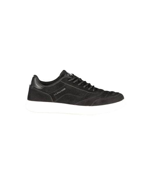 U.S. POLO ASSN. Black Nero Polyurethane Female Sneaker