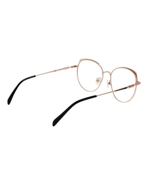 Emilio Pucci Metallic Rose Gold Metal Glasses (frames)