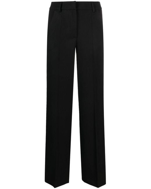 P.A.R.O.S.H. Black Liliuxy Tailored Tuxedo Trousers