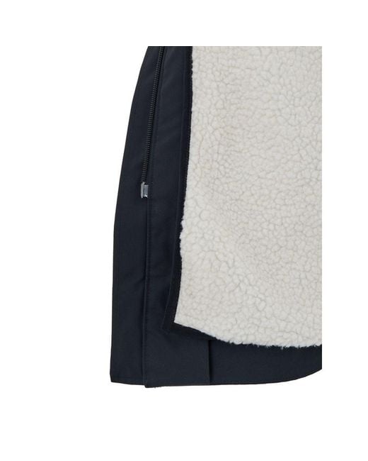 Moose Knuckles Blue Nylon Parka