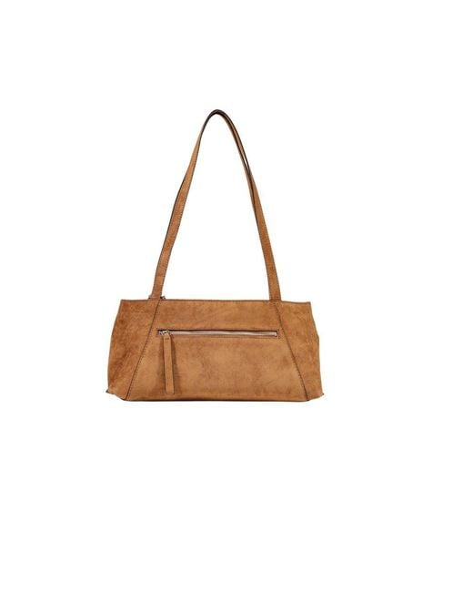 Guess Brown Polyester Handbag