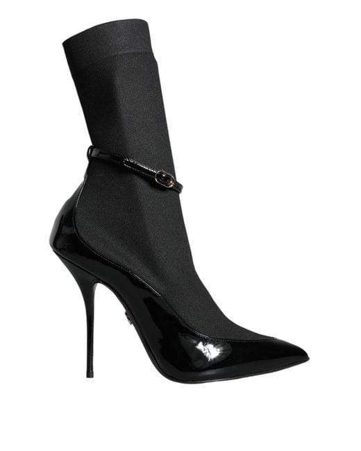 Dolce & Gabbana Black Heeled Boots