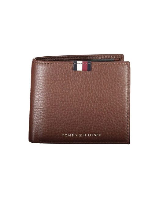 Tommy Hilfiger Brown Leather Wallet for men