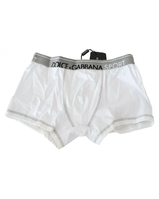 Dolce & Gabbana Black Cotton Stretch Regular Boxer Underwear for men