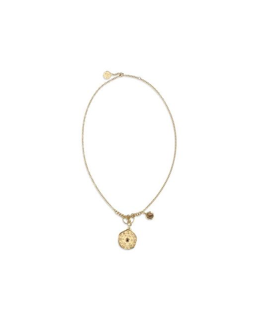 Chloé Metallic Gold Brass Necklace