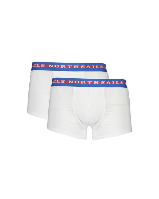 North Sails Blue White Cotton Underwear for men