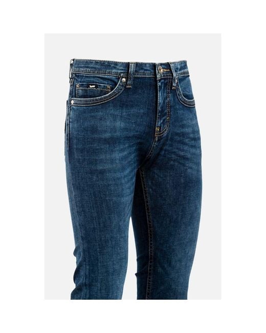 Gas Blue Cotton Straight for men