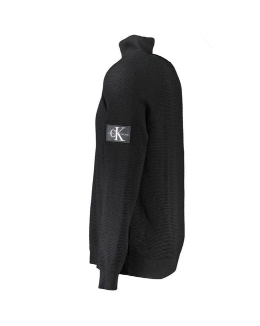 Calvin Klein Black Wool Shirt for men