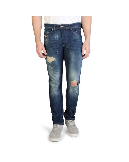 DIESEL Denim Belther 084tx Herren Jeans Hose Slim Straight in Blue for Men  | Lyst