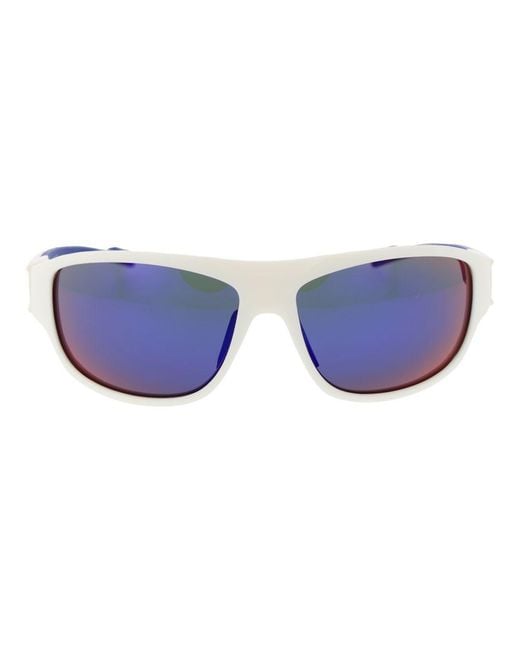 Adidas Blue White Plastic Sunglasses for men