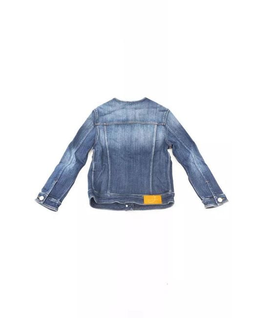 Jacob Cohen Blue Cotton Jacket