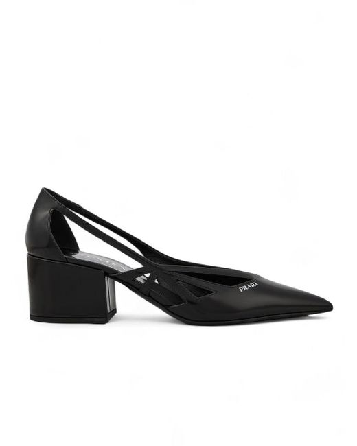 Prada Black Leather Cut for men