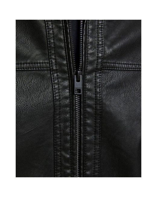 Jack & Jones Black Polyamide Jacket for men