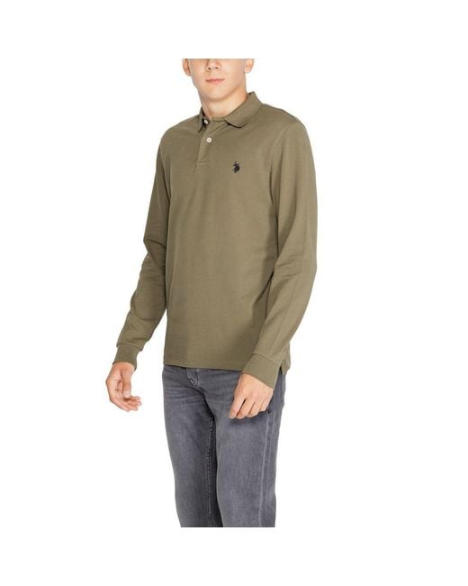 U.S. POLO ASSN. Green U. S. Polo Assn. Cotton T-Shirt for men
