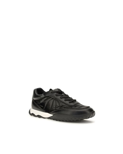 Pinko Black Fabric Low Top Sneakers