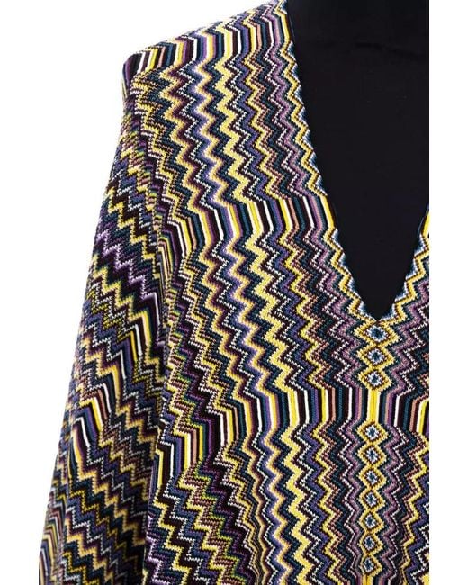 Missoni Multicolor Wool Poncho