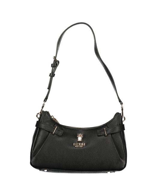 Guess Black Polyurethane Handbag