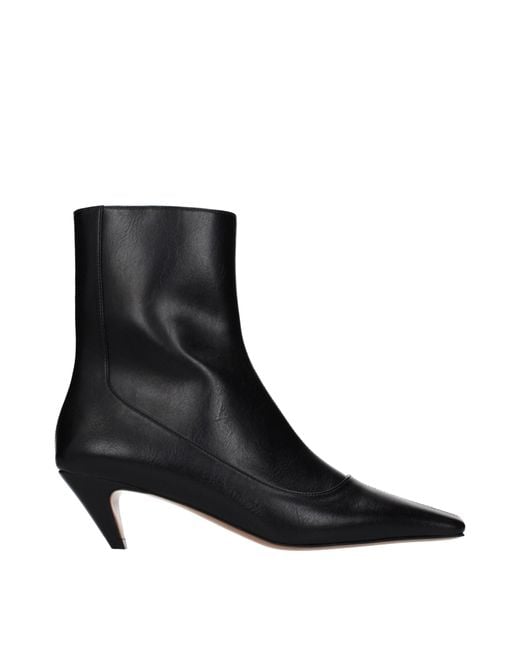 Stella McCartney Black Stella Mc Cartney Eco Leather Ankle Boots