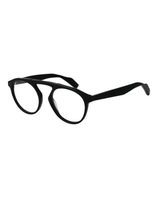Yohji Yamamoto Black Plastic Glasses (Frames) for men