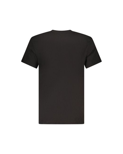 Tommy Hilfiger Black Cotton T-Shirt for men