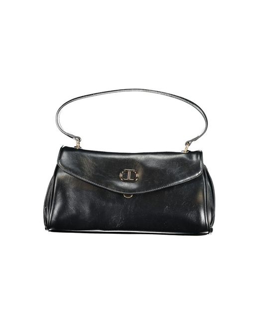 Twinset Black Polyurethane Handbag