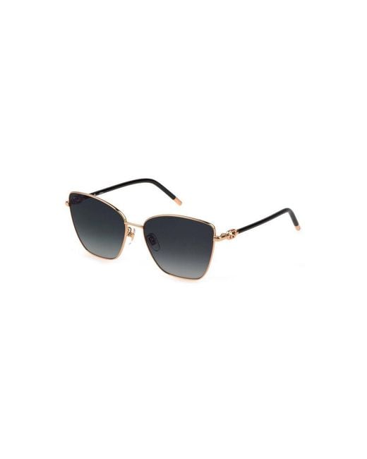 Furla Blue Gold Metal Sunglass