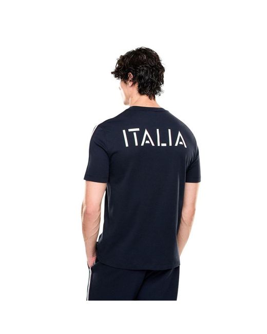 EA7 Blue Cotton Sportswear for men
