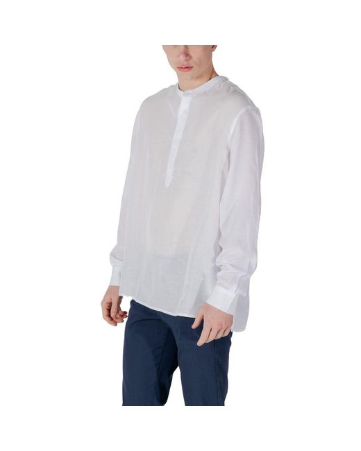 Antony Morato Gray Lyocell Shirt for men