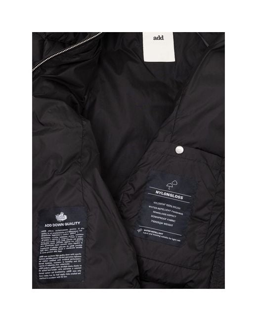 Add Black Polyamide Jackets & Coat