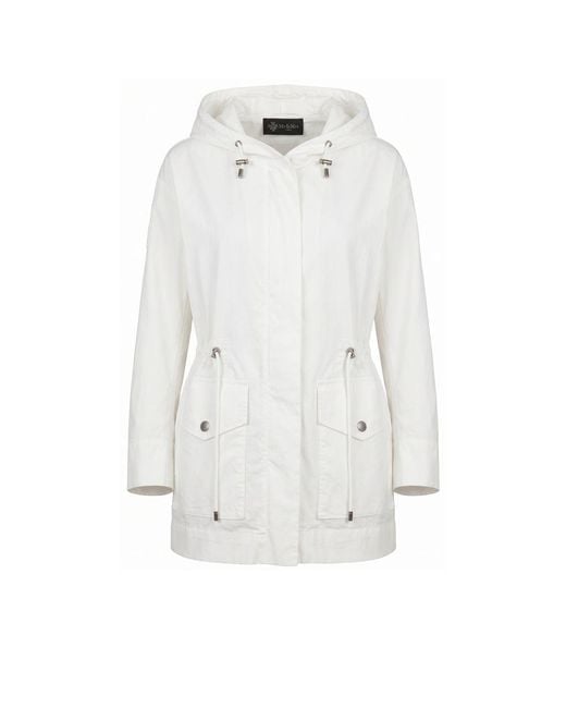 MR & MRS White Cotton Jacket