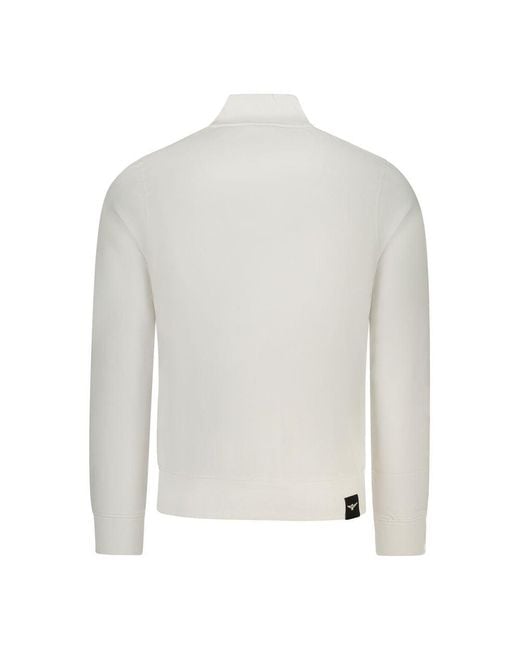 Accademia Militare White Cotton Men Sweatshirt for men