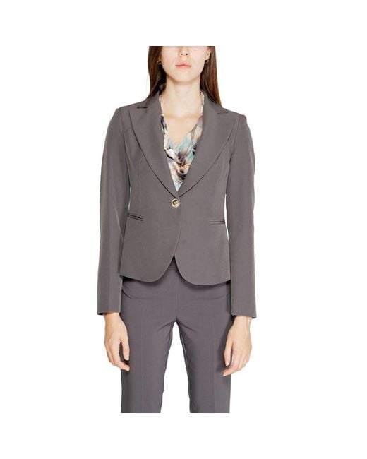 Rinascimento Gray Polyester Suits & Blazer