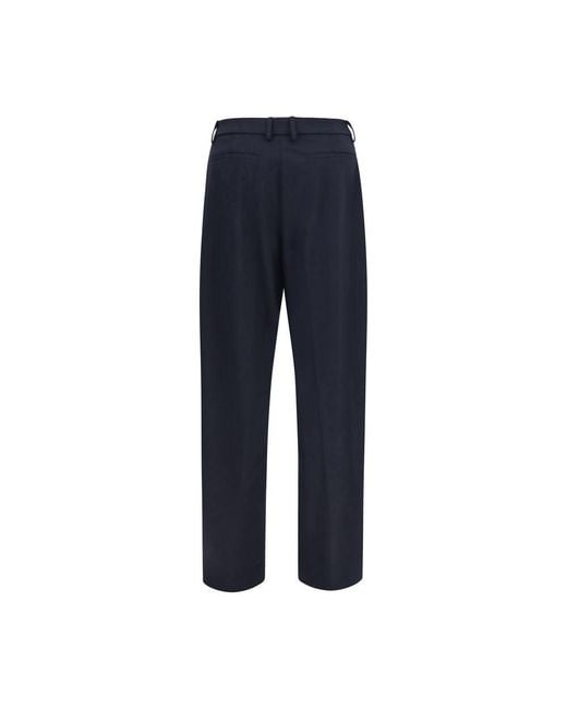 THE LATEST Blue Polyester Dress Pants