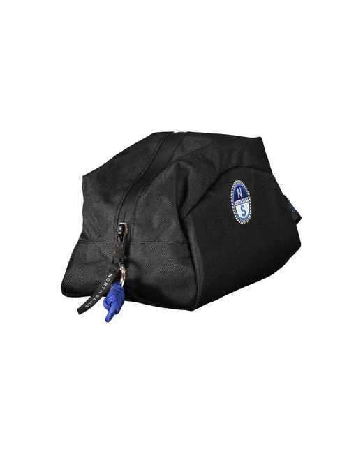 North Sails Black Polyester Men Beauty Case for men