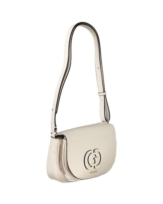 Guess Natural Polyurethane Handbag