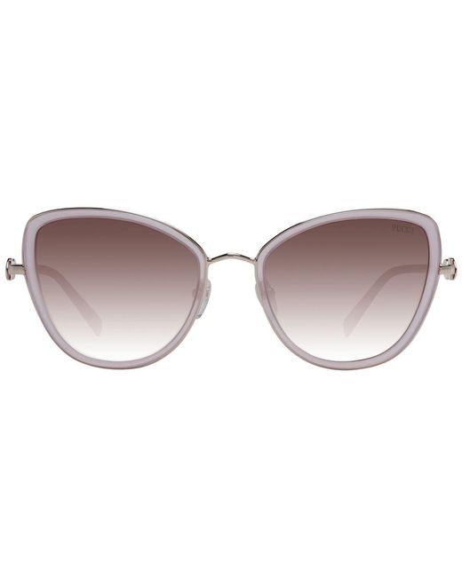 Emilio Pucci Brown Pink Sunglasses