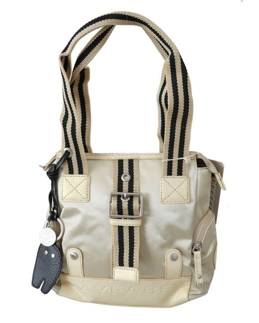 WAYFARER Natural Beige Handbag Shoulder Tote Fabric Purse